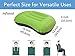 Trekology ALUFT BASIC Ultralight Inflating Travel / Camping Air Pillows (green)