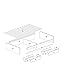 Palace Imports 100% Solid Wood Kansas Twin Mate’s Bed, Bed Only, Java, 15”H x 42”W x 76”L, 12 Slats, 2 Drawers Included. Optional Headboard, Rail Guard Sold Separately. Requires Assembly