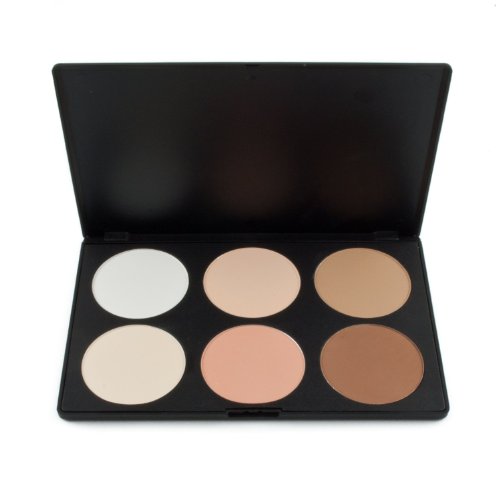 ieasysexy Professional 6 Colors Contour Face Power Foundation Concealer Camouflage Foundation Makeup Palette make up power two type can be choose (A style) - Thumbnail 3