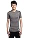 Nike New Men's Pro Combat Core 2.0 Compression SS T-Shirt Carbon Heather/Black XX-Large