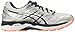 ASICS Men's Gt-2000 5 Running Shoe, Silver/Black/Hot Orange, 9 M US