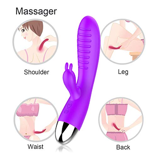 Usb Cable Rechargeable Soft V I Brator Six Product G Spot Sti Mulate R Ab B It Bu Llet Vibrating Things For Women Magic Stress Away Purple Pricepulse