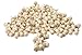 Wood Push Pins,JoyFamily Decorative Thumb Tacks Used on Cork Boards or Maps, Pack of 100PCS (Natural)