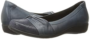 Aravon Women's Andrea-ar Ballet Flat - Comfortable Everyday Shoe With Memory Foam, Extended Sizes & Widths