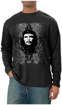 Che Guevara Store Men's Long Sleeve Black Black Wings