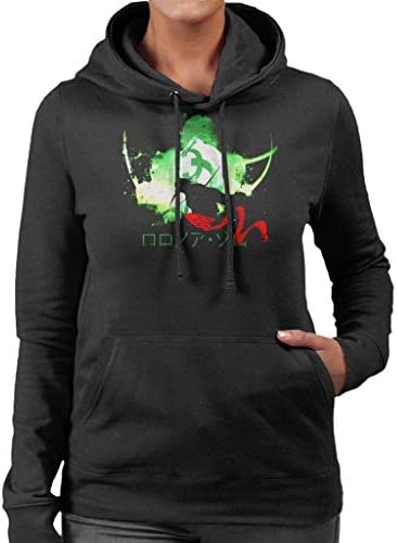 One Piece Roronoa Zoro Silhouette Women's Hooded Sweatshirt