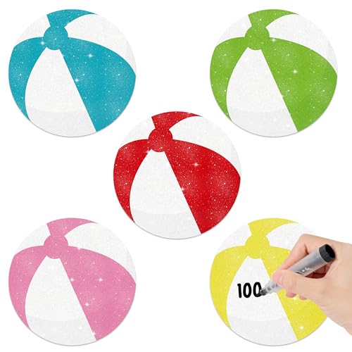 Glitter Beach Ball Cutouts