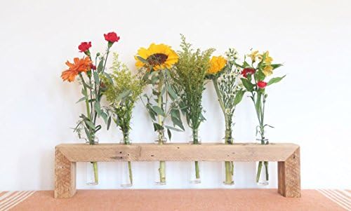 Handmade 28" Reclaimed Pine Wood Bud Vase Stand , home &amp; garden decor by Vault Furniture