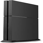 KlsyChry Vertical Stand for PS4 PlayStation 4 Console with Built-in Cooling Vents and Non-Slip Feet (Black)