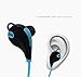 Bluetooth Headphones Lanbailan Wireless Bluetooth Stereo Earbuds Sweatproof Running Headset In-Ear Sports Headphones with Microphone(Blue)
