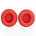Replacement Ear Pads for Beats Solo 2 and Solo 2 Wireless Headphones With Exclusive AHG Adhesive Tape (RED)