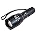 Zoomable Blue Light LED Flashlight, CrazyFire 1000 Lumens High Power Handheld LED Lantern Torch with 5 Modes Switch Function For Hiking Hunting Boating Fishing Home Using Outdoor Activities