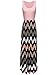 Nacy Women Chevron Striped Print Summer Sleeveless Tank Long Maxi Party Dress