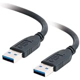 C2G/Cables to Go 54172 USB 3.0 A Male to A Male Cable, Black (3 Meter/9.8 Feet)
