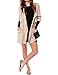 Queen.M Women's Sexy Knitting Long Sleeve Short Slim Dress, Black,M (US 8-10)