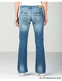 Levi's Girls 715 jean con corte para botas para niñas