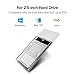 QGeeM USB C Hard Drive Enclosure USB 3.1 Gen 2 Type C to SATA External Hard Drive Disk Case Adapter Housing for 9.5mm 7mm 2.5 Inch SATA I II III, PS4, HDD, SSD, 6Gbps Fast Speed UASP Tool Free