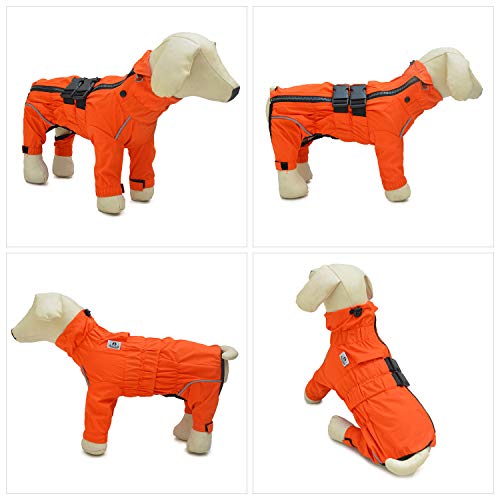 Dogs Waterproof Jacket, Lightweight Waterproof Jacket Reflective Safety