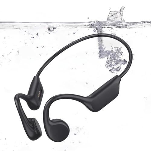 Bone Conduction Headphones, Swimming Headphones,Open Ear Sport Earphones, Wireless Bluetooth 5.4 built-in MP3 Player 32G Memory, IPX8 Waterproof Earphones for Swimming, Running,Cycling,Hiking