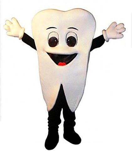 mascotcostume Smiling Tooth Mascot Costume Adult Size For Adults Christmas Halloween Outfit Fancy Dress Suit Teeth