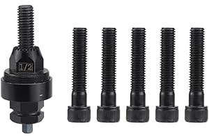 HIFESON 1/2 Rivet Nut Tool Head (5pcs) for Pneumatic & Cordless Rivet Nut Guns