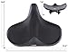 Giddy Up! Bike Seat – Oversize Comfortable Bicycle Saddle – Extra Wide Replacement Universal Fit Indoor Outdoor Padded Memory Foamthumb 3