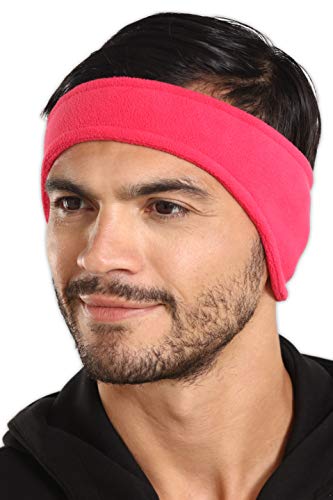 Ear Warmer Headband - Winter Fleece Ear Cover for Men & Women - Warm & Cozy Cold Weather Ear Muffs for Running, Cycling, Sports & Daily Wear - Soft & Stretchy Earmuffs - Thermal Polar Ear Band