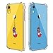 Logee TPU Spider Funny Cute Cartoon Clear Case for iPhone XR 6.1