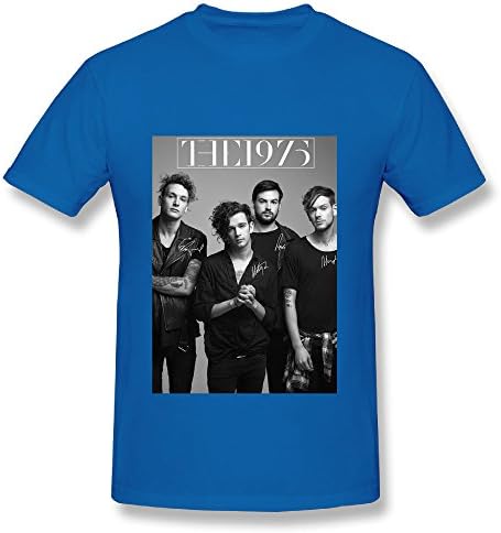 Best RoyalBlue T Shirt For Men Rock Band The 1975 Tour 2016
