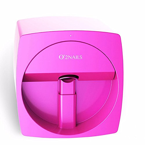 3D Nail Printers Portable Painting Machine Automatic Mobile Wireless Transfer Digital All-intelligent Nail Printers (rose red)