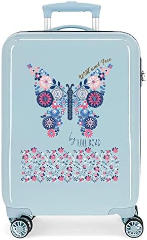 Roll Road Wild and Blue Cabin Suitcase 