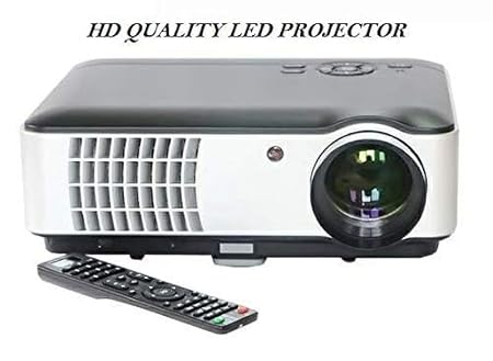 VIEWZONE Projector Full HD V8 5500 Lumens Mini LED HD 3D Projector Home Cinema Theater Supports 1080P Video Projector for Home Office School