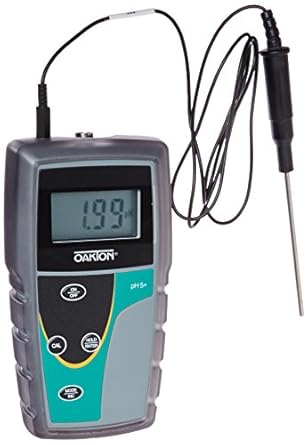 Oakton WD-35613-50 pH 5+ Handheld Meter with ATC Probe: Moisture Meters
