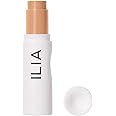 ILIA - Skin Rewind Complexion Stick - Foundation + Concealer + Skincare | Non-Toxic, Vegan, Cruelty-Free, Clean Makeup (21W - Abura, 0.35 oz | 10 g)