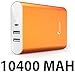 i-Blason Aero 10400 mAh Dual Port Ultra Compact External Battery Portable USB Charger Power Bank - Intelli-ChargeTM Wide Compatibility, Fast Charging, High Capacity (Orange)