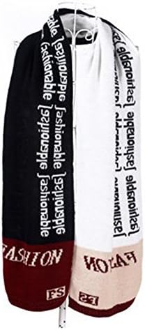 Vimeet Winter Men Duplex Warm Knitted Wool Pashmina Scarf Shawl Wrap