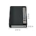 KAKAKA 2PCS Cigarette Case/Cigarette Holder/Cigarette Box with Electric Lighter Rechargeable, Flameless, Windproof (Black)