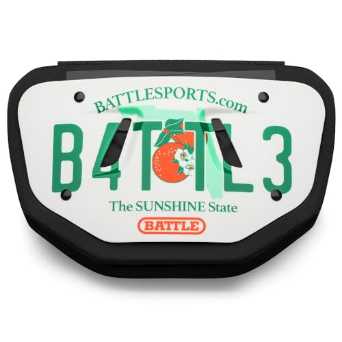 Battle Sports License Plate Football Back Plate