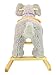 Animal Adventure | Real Wood Ride-On Plush Rocker | Gray Elephant | Perfect for Ages 3+