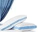 Gusseted Pillows For Sleeping In Luxurious Comfort (2 pack) - Extra Plush, High Loft Premium Quality Queen Size Pillows for Back and Side Sleepers - Medium Firmness - Crafted In USA