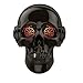 TOPROAD Cool Skull Wireless Speaker SADAN LED Wireless Super Bass Stereo Sound Cool Skull artwork speaker with Wonderful Eyes Light for Party/Office/Business/Bedroom/Outdoor