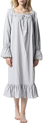 PajamaMax Victorian Vintage Nightgown Martha Ballet Sleep Shirt Dress