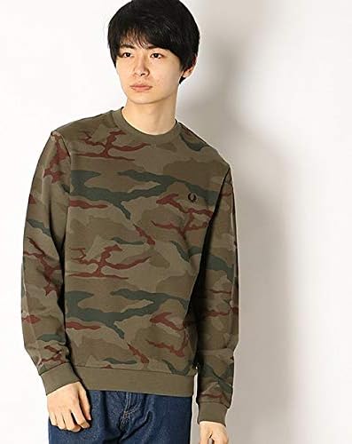 fred perry camo sweatshirt