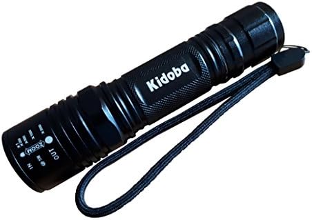 Led Flashlights Rechargeable 1000 Lumen 18650 - Best High Lumen Handheld Light - Portable, Zoomable, Water & Shock Resistant - Ideal for Outdoors, Home, Emergency, or Gift-Giving (Black)