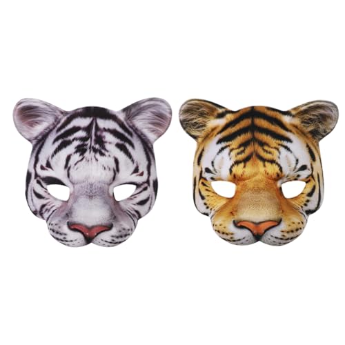 2pcs Tiger Cosplay Masks