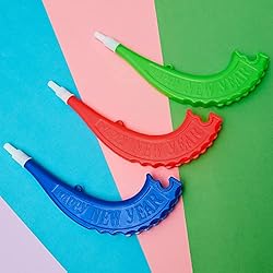 8 Pieces Plastic Shofar Horn Colorful Rosh Hashanah