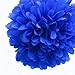 30pcs Tissue Pom Poms Yellow Blue Color Party Supplies,Navy Yellow White Silver Birthday Party Decorations Paper Tassel Garland for Bridal Shower Wedding School Ceremony Graduation Theme Party Supplie
