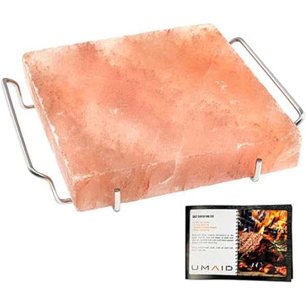GIEMZA BBQ Plate Natural Stone Salt Block For Grilling