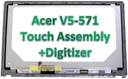 InOneWorld 1366X768 Front Glass Touch Digitizer Panel &amp; LCD Screen Replacement Assembly for Acer Aspire V5-571P-6499 V5-571P-6642 V5-571P-6831