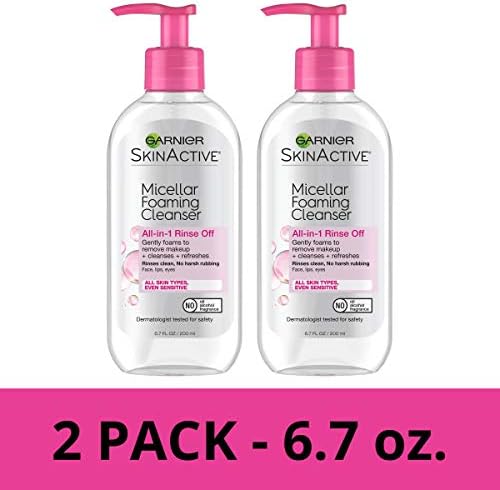 garnier micellar water foaming cleanser